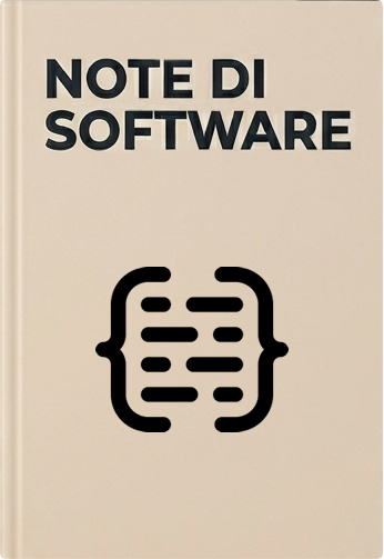 Copertina Note di Software